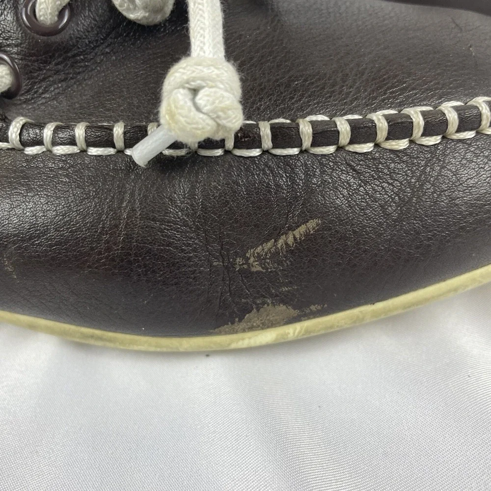 Cole Haan Men's Size 9.5 Brown Leather Grand OS Laced Driving Loafers Shoes
